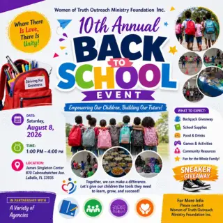 10th Annual Back To School - Women of Truth Outreach Ministry Foundation Inc