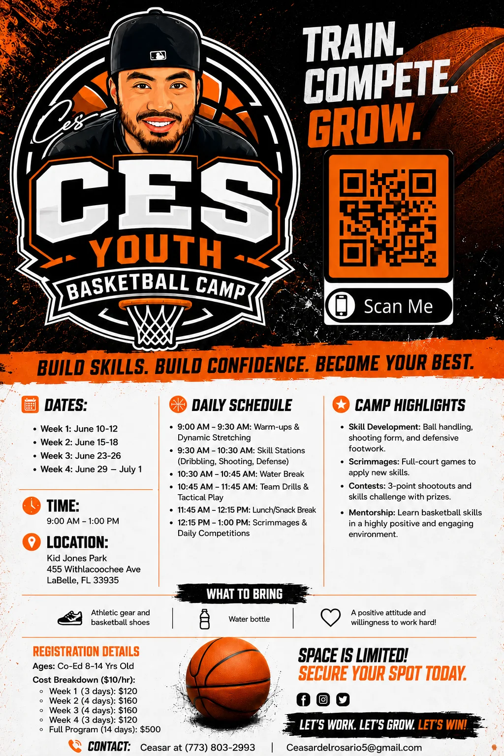 CES Youth Basketball Camp