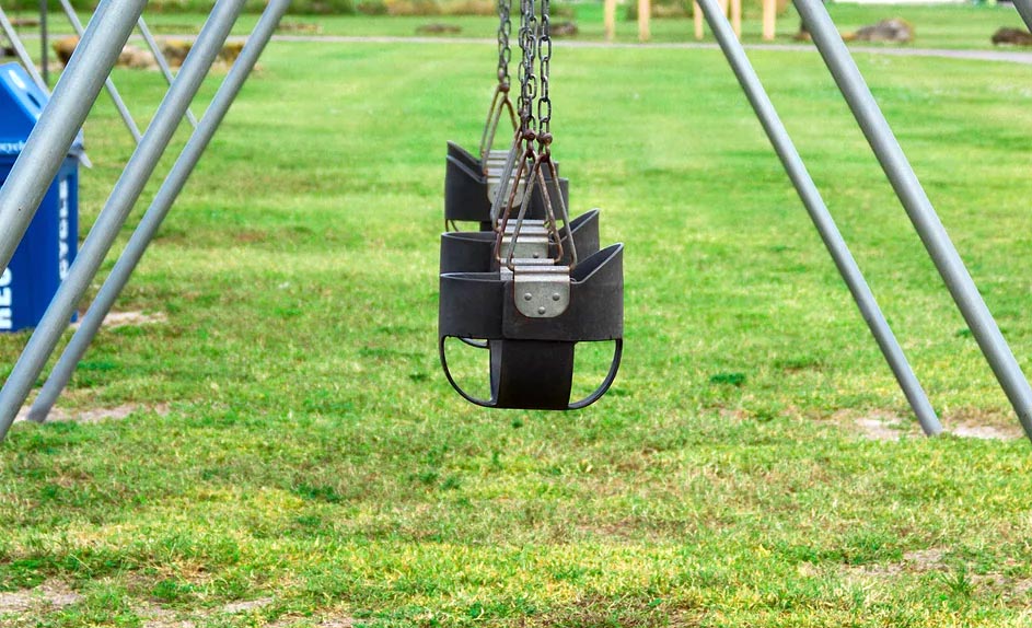 Swing set at Labelle Sports Park