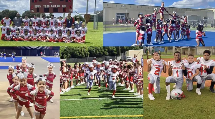 Registration for 2023 LaBelle Longhorns Pop Warner football and cheerleading!