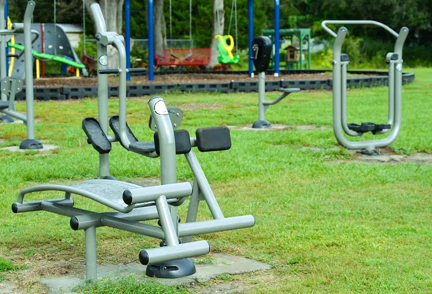 Zac Reyna Memorial Playground exercise equipment